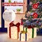 Costway Set of 3 Christmas Lighted Gift Boxes Pre-lit Present Decoration with 48 Lights